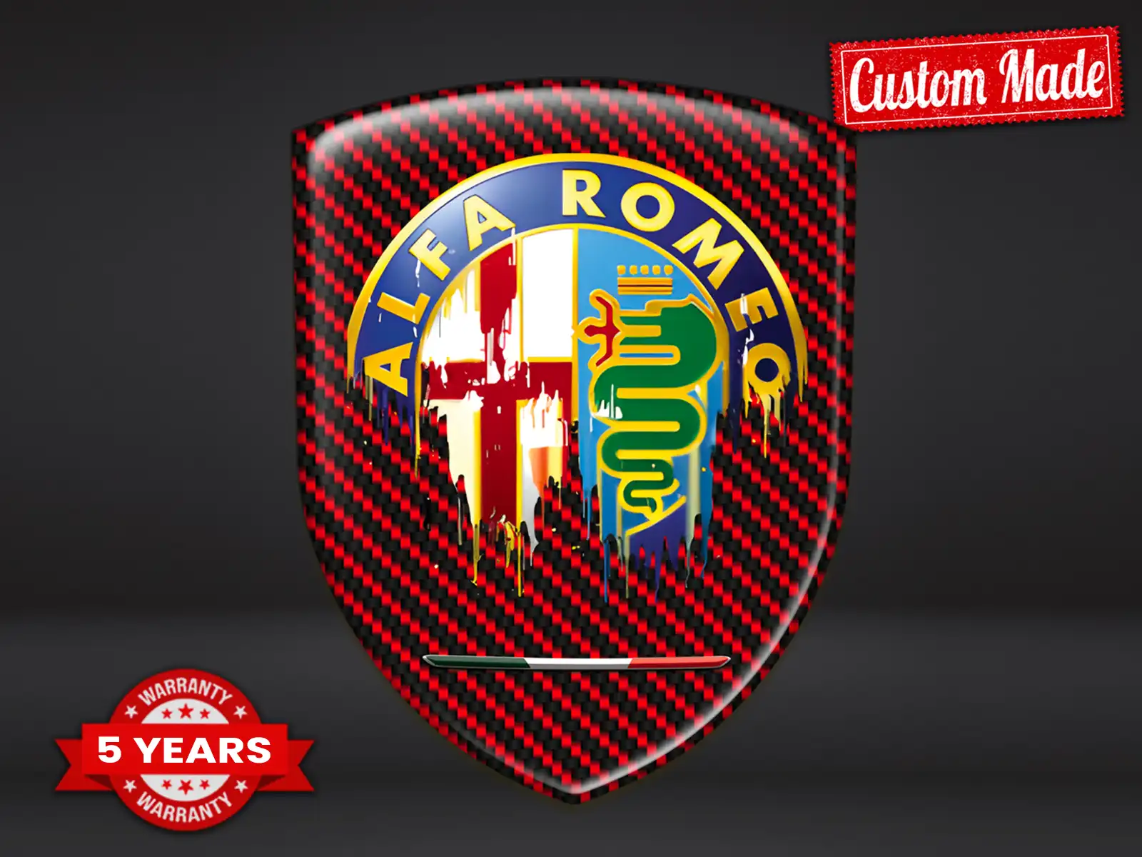 Alfa Romeo Pegatinas Automotrices Resistentes Deporte Alta Gama